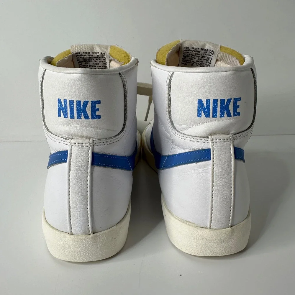 Nike Blazer Mid 77 Vintage Pacific Blue Sneakers BQ6806-400 Mens 8 Womens 9.5
